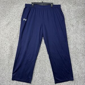Under Armour Flex Pants Men's 2XLXXL Navy Blue Performance Track Pant Pockets